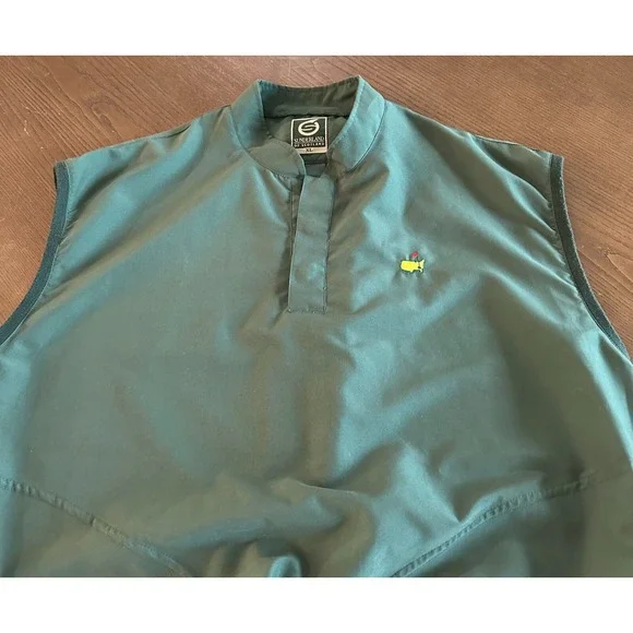 Sunderland of Scotland Masters Augusta National Golf Club Pullover Size XL Green - Picture 3 of 9